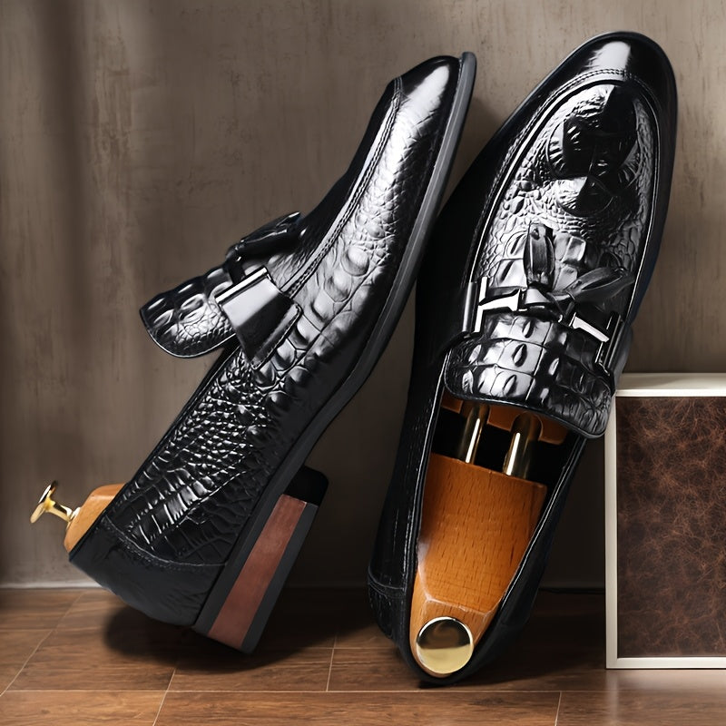 Men's High-end Luxury Top Layer Cowhide Business Casual Leather Shoes, Formal Shoes for Weddings, Business Parties, Banquets, And Offices 56791