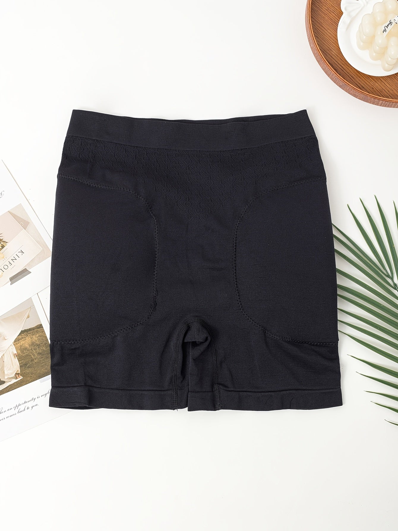 1pc CELILIN Women's High-Waisted Shapewear Shorts - Tummy Control, Butt & Thigh, Non-Slip Waistband, High-Elasticity Workout & Everyday Pants - Posture Correction & Body Contouring for Gym, Casual, Formal Outfits - Machine Wa