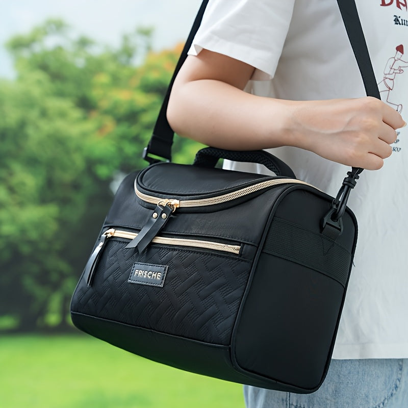 [Leakproof Insulated Lunch Bag] Reusable Leakproof & Lightweight Insulated Lunch Bag | Thermal Food Carrier Tote for Travel, Picnics, Work, Outdoors - Durable Built-in Insulation Cooler