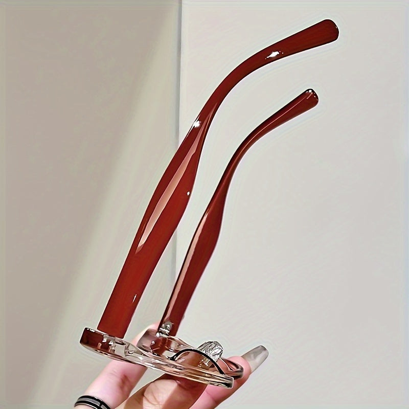 3pcs Elegant Cat-Eye Reading Glasses with Metal Hinge - Minimalist Color Block Design, High-Definition Anti-Blue Light, 1, 0 to 4, 0 Magnification, Fashionable Presbyopia Eye Frame for Women, Stylish & Functional Eyewear