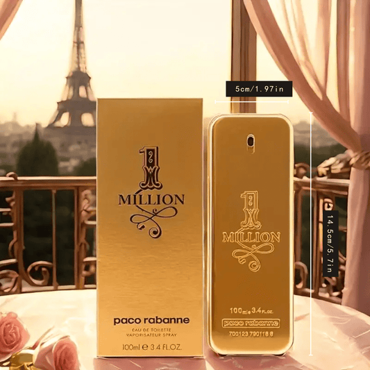 1 million perfume, 3.4 ounces for men and women, durable floral fragrance - elegant floral fragrance