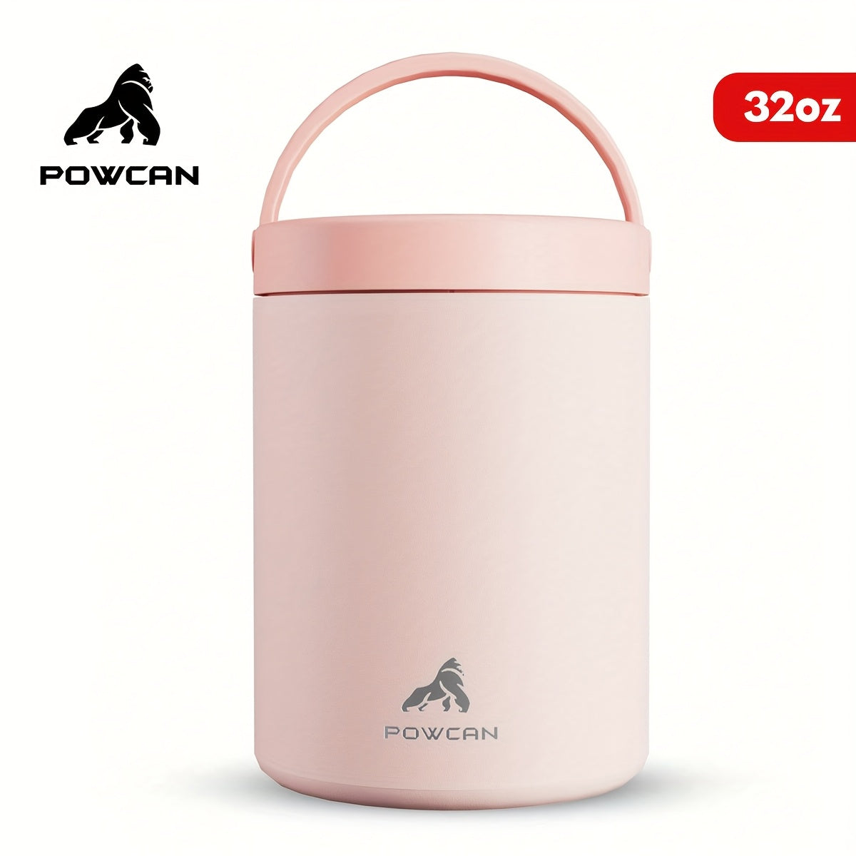 [Paw Print Tumbler] POWCAN 32oz Insulated Stainless Steel Tumbler with Cute Paw Print Design - Pink & Black, Dishwasher Safe, Reusable, Perfect for Coffee, Tea, or Cold Drinks, Coffee Travel Mug