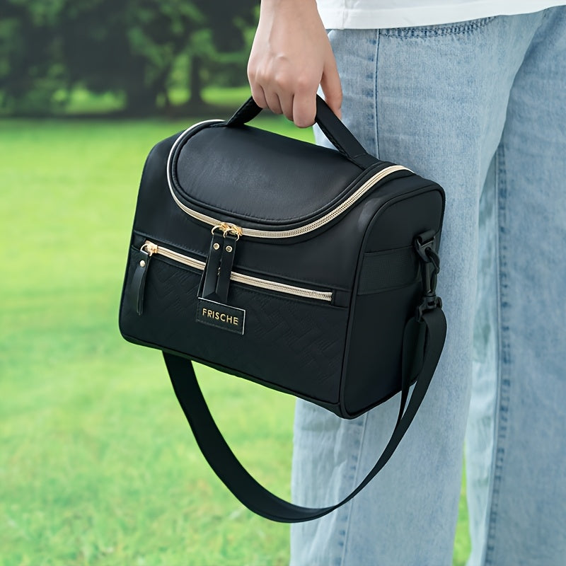 [Leakproof Insulated Lunch Bag] Reusable Leakproof & Lightweight Insulated Lunch Bag | Thermal Food Carrier Tote for Travel, Picnics, Work, Outdoors - Durable Built-in Insulation Cooler