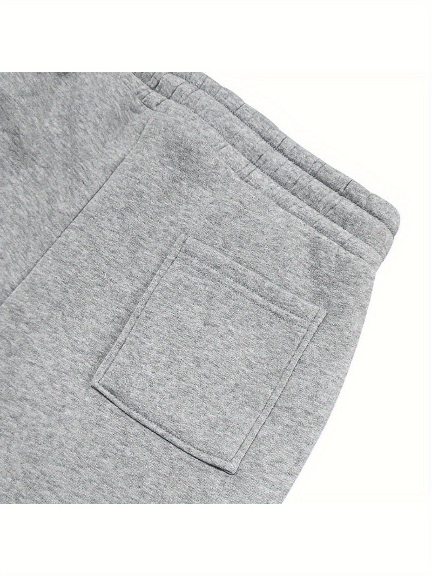 1 Set 2pcs Men's Athletic Casual Tracksuit - Fleece Lined Hooded Long Sleeve Pullover Sweatshirt & Pocketed Sports Pants, Warm Fleece Lining with Breathable Fabric, Perfect for Daily Wear, Outdoor Activities, Home Leisure - M