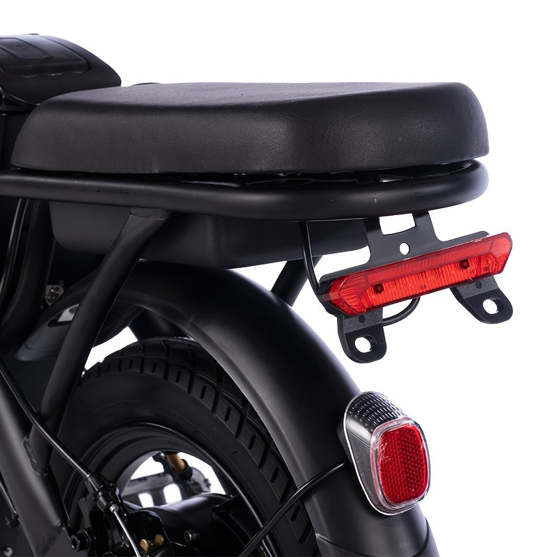 14 Inch Foldable Adult Electric Bicycle, Clearance Dealership, 500w Motor, Maximum Speed Of 20 MPH, 48V 10.4Ah Lithium Battery, 14 Inch Tires, Portable Folding Design, Outdoor Cycling Exercise, Urban Commuting Travel, Detacha