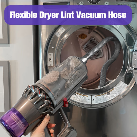 Dryer Vent Cleaner Kit Vacuum Hose Attachment for V15 V12 V11 V10 V8 V7 Vacuum cleaners, Lint Remover, Dryer Lint Vacuum Attachment, Grey