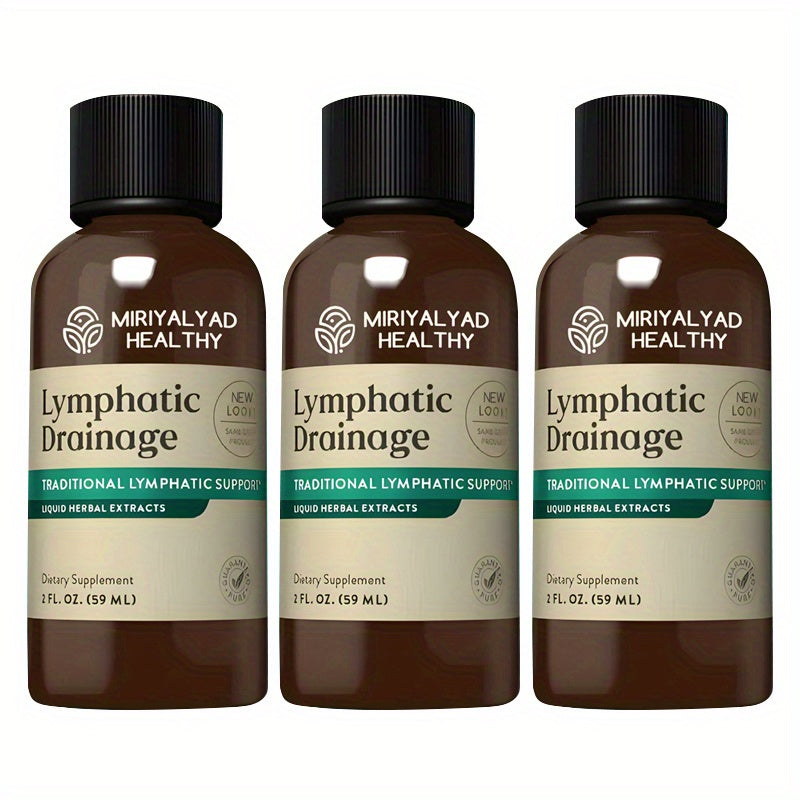 [Lymphatic Drainage Support] Nature's Sunshine Lymphatic Drainage Support Liquid Herbal Dietary Supplement | Traditional Formula | 2 fl.oz | Supporting Health | Vitamins and Supplement | Local Warehouse