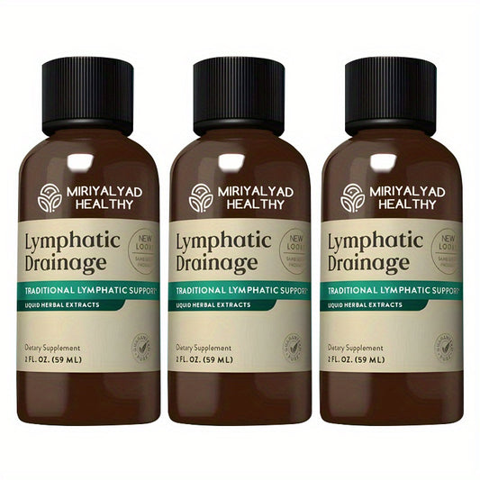 [Lymphatic Drainage Support] Nature's Sunshine Lymphatic Drainage Support Liquid Herbal Dietary Supplement | Traditional Formula | 2 fl.oz | Supporting Health | Vitamins and Supplement | Local Warehouse