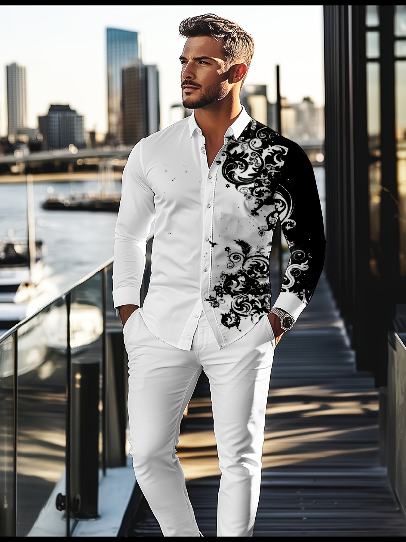 Men's 2 pc pants set