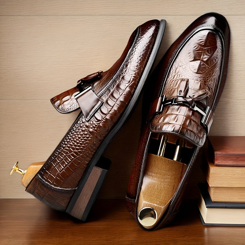 Men's High-end Luxury Top Layer Cowhide Business Casual Leather Shoes, Formal Shoes for Weddings, Business Parties, Banquets, And Offices 56791