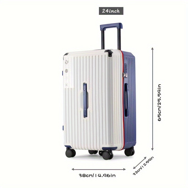 Large Capacity And Lightweight Suitcase Set 13+24, Metal Corner, Customs Password Lock, ABS+PC, Wet And Dry Storage Bag, Universal Wheel, Water Cup Holder, USB Charging To Interface Suitcase Student Hand Push Box Can Be Found