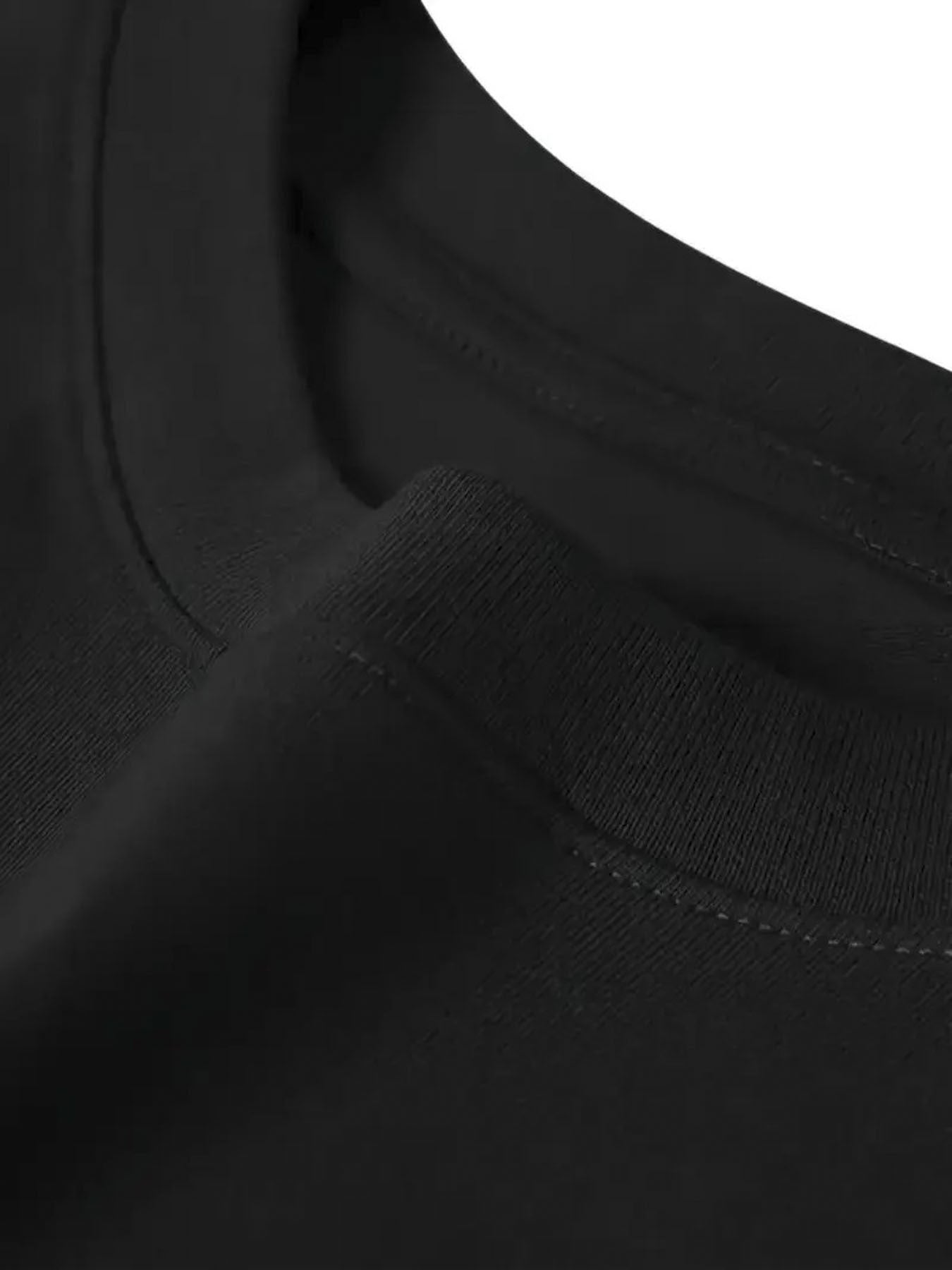 Men's Western Bull Skull Graphic T-Shirt - Black & Beige Cowboy Tee - Heavyweight 100% Cotton Loose Fit Shirt for Country Concerts, Ranch, Everyday Casual - All-Season Breathable Top, Ranch Outfit, Streetwear Fashion,