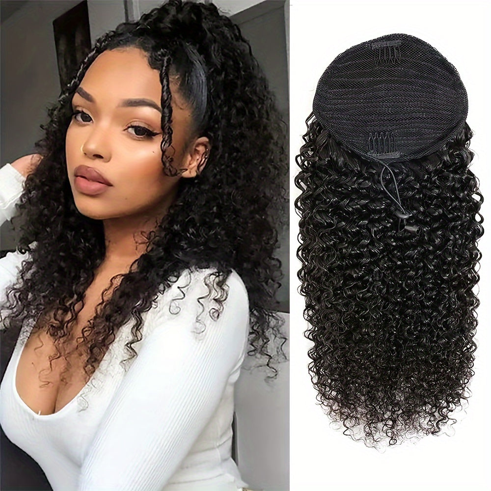 10/14/18inch Chic Kinky Curly Ponytail Extension for Women - Natural Look, Easy Clip-In Hairpiece, Long Ponytail Clip, Ponytail Extension Short Wavy Claw, Straight Claw Clip Ponytail, Extra Thick Ponytail Extension, Ponytails