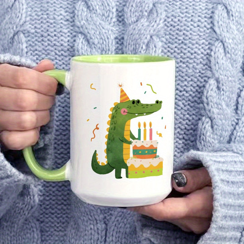 15OZ Inner Color Color Handle Mug Coffee Cup Customized Cup Different Pictures Can Be Customized Your Cup Is Your Way