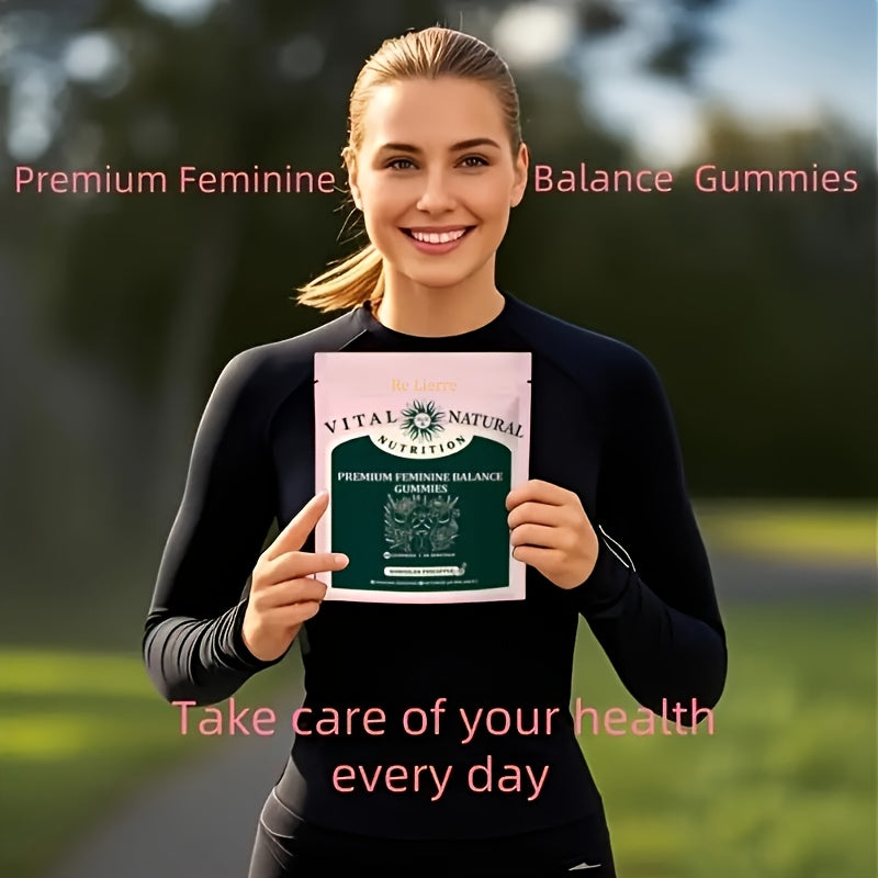 ✨ Women’s Balance Gummies – Flash Sale $12.99! ✨Vital Nutrition Women’s Balance Gummies – 60pcs | Pineapple Flavor | With Vitamin C & Probiotics