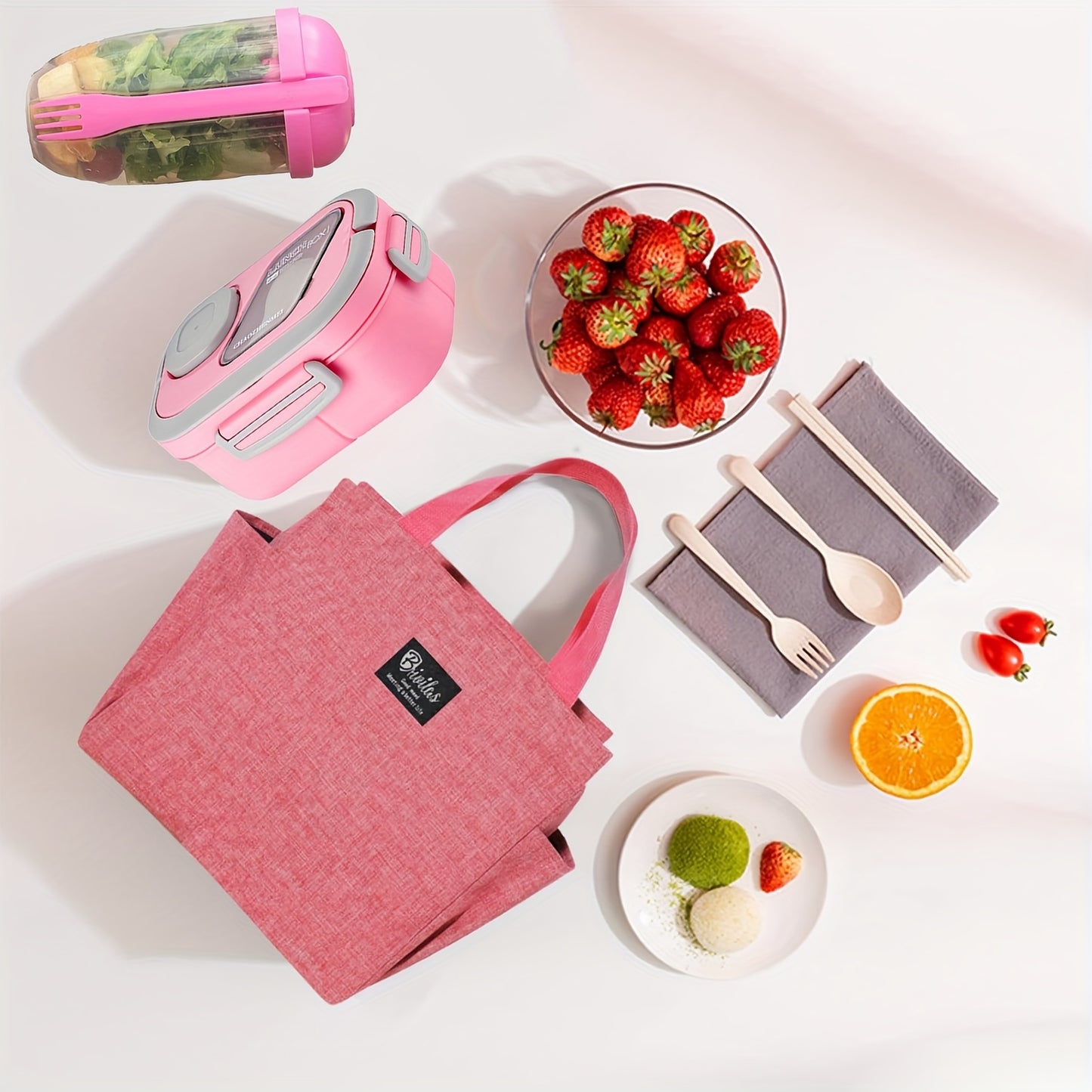 [Lunch Box Set/only Lunch Box][Local Warehouse]Halloween Gift-2-tier 6 Compartments Lunch Box Set. Bento Box For School, Office, Outdoor Picnic. |Food Storage Container|Kitchen Accessories|Bento Box With Lunch Bag|