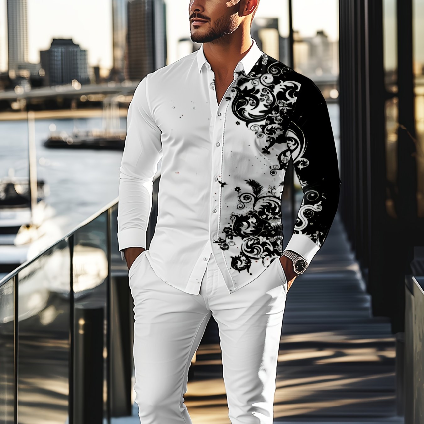 Men's 2 pc pants set