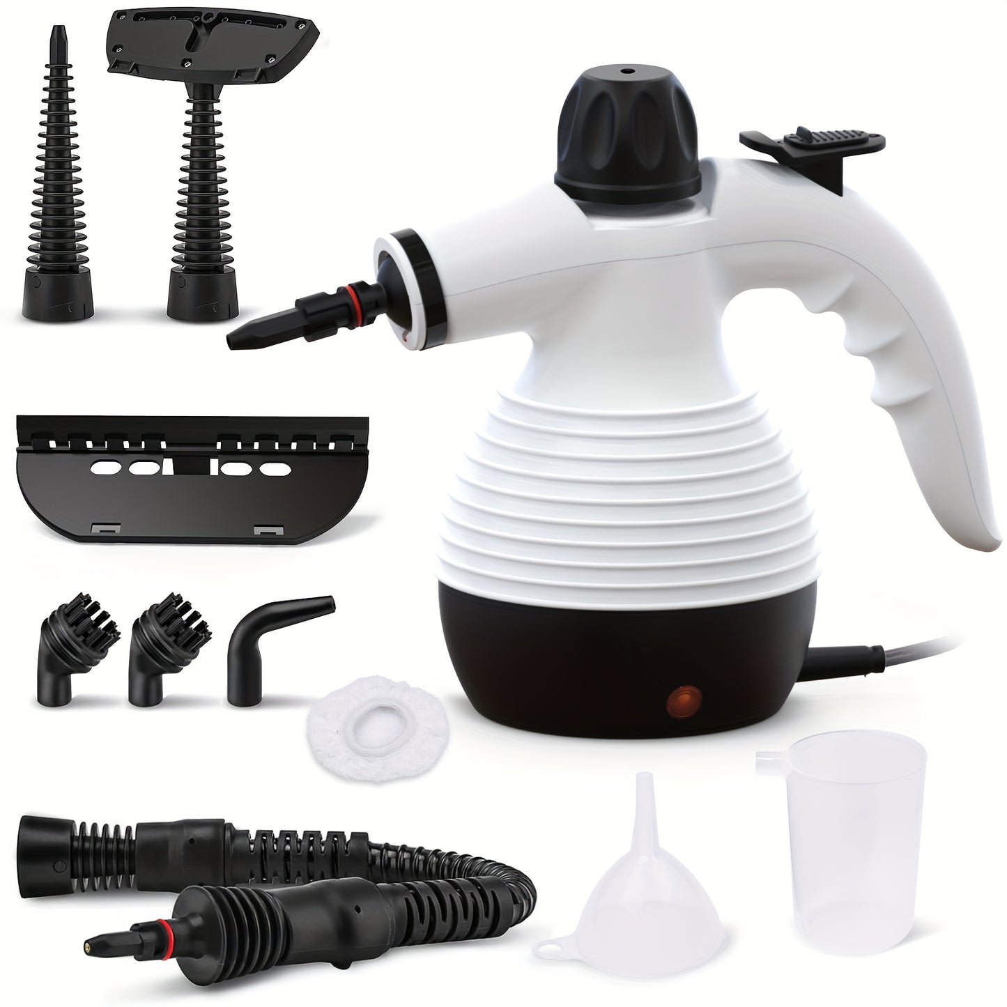 Hand-held Steam Cleaner, Steam Boiler Cleaning, Household Multi-purpose Portable Steam Cleaner, With Safety Lock And 10 Accessory Kits, Can Remove Dirt, Oil Stains, Etc., Saving Time And Effort.