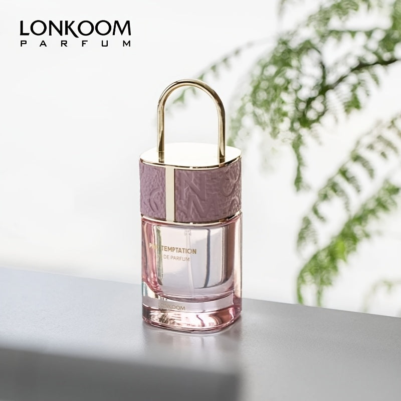 Long-Lasting 1.69oz/50ml PINK TEMPTATION EDP Perfume for Women - Oriental Floral Scent with Orange Blossom Bergamot Tuberose Vanilla Musk Notes - Ideal for Valentine's Day and Other Festivals Holiday Gifts&Dates