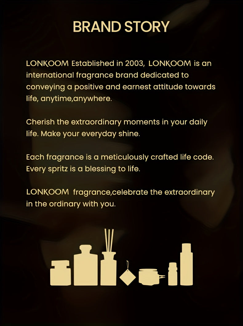 2pcs LONKOOM Long-Lasting Eau De Parfum for Women - Floral-Fruity & Sweet Fruity Fragrance, 3.4fl.oz + 0.34fl.oz Travel-Size, Luxury Gift Box with Pink Ribbon, Perfect for Daily Wear, Office, Travel, Birthday, Mother’s Day