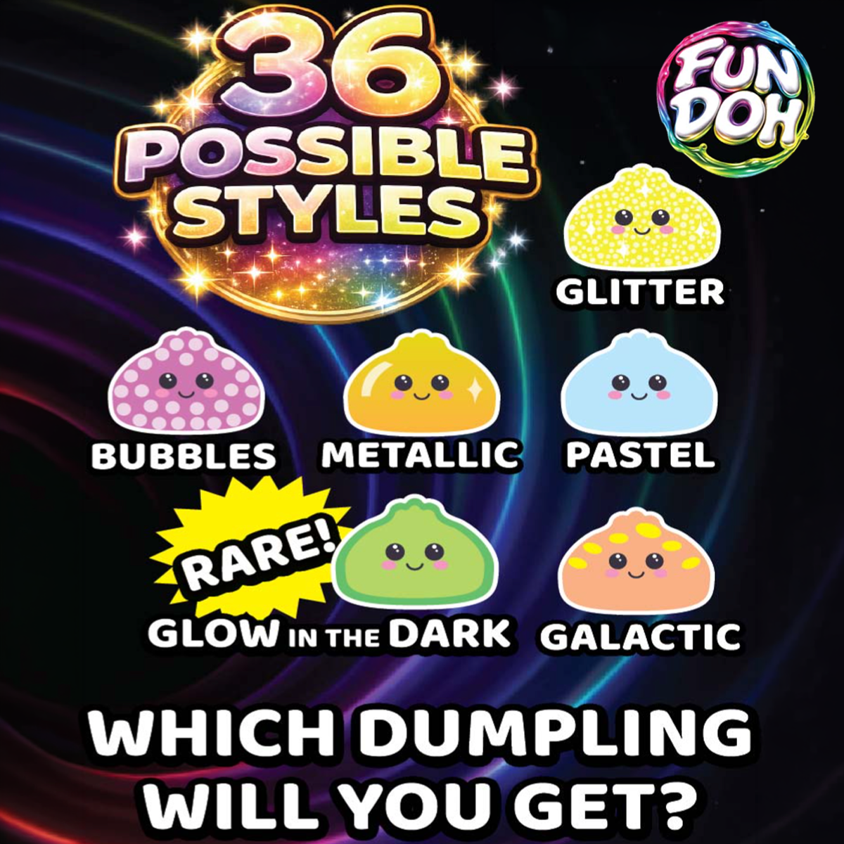 Fun Doh Mystery Dumpling Squishies