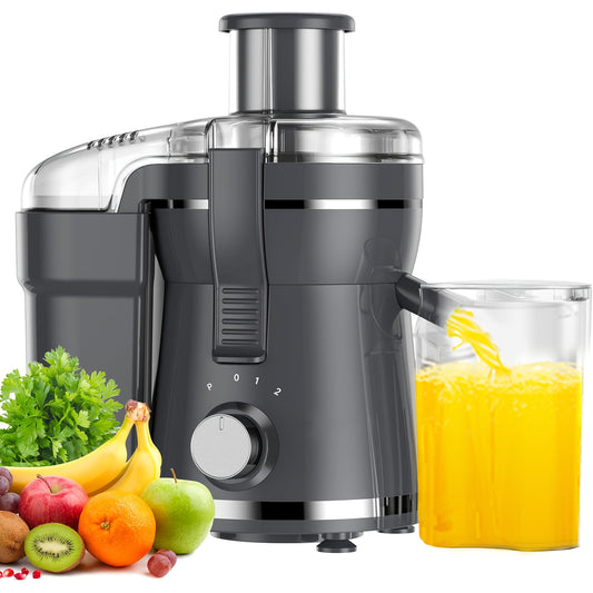 500W Centrifugal Juicer Machine with Wide Mouth Feed Chute - Heavy-Duty Stainless Steel Construction, Fast Blending 27520 RPM Motor, Easy-Clean Design for Maximum Nutrient Extraction - Ideal for Home, Kitchen, or Commercial U