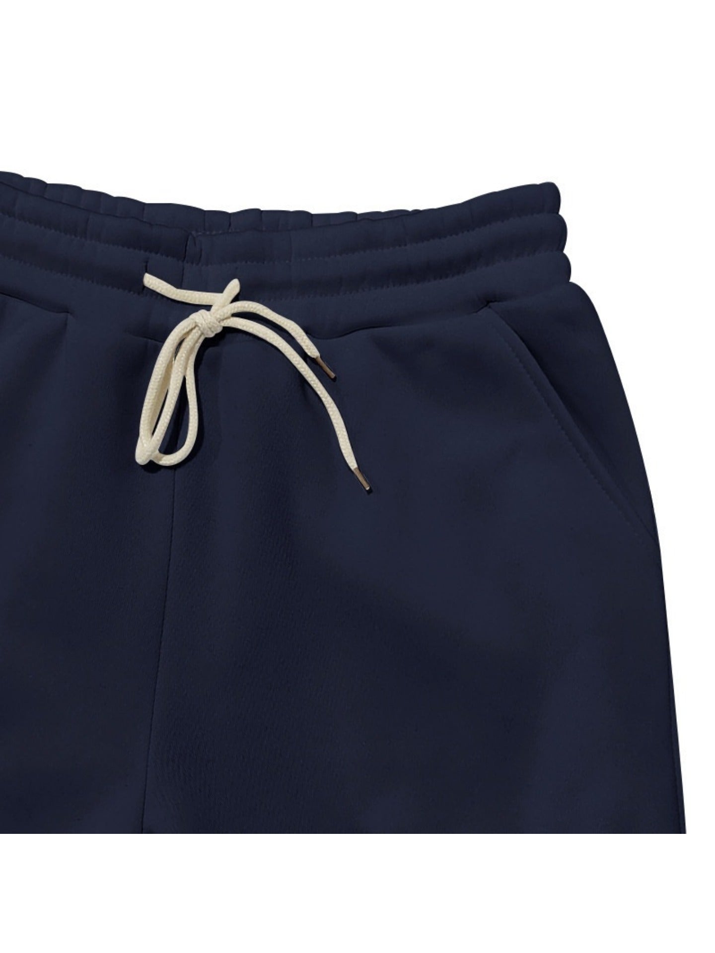 1 Set 2pcs Men's Athletic Casual Tracksuit - Fleece Lined Hooded Long Sleeve Pullover Sweatshirt & Pocketed Sports Pants, Warm Fleece Lining with Breathable Fabric, Perfect for Daily Wear, Outdoor Activities, Home Leisure - M