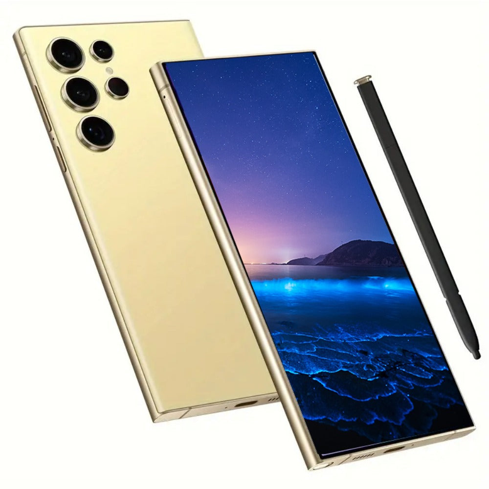 2025 Latest Smart Unlock Phone with Built-in Pen, 8GB+256GB Expandable Memory, 5G Unlock Android 13 Smartphone, 6.8-inch Display, 1080X1920 Video Resolution 2k, 6800mAh Battery, Dual SIM Card Slot, Face Recognition, Fingerpri