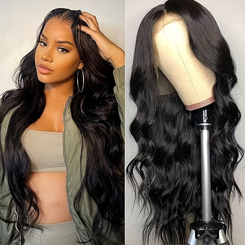 TIMOPOL Hd Clear Lace Front Wig Body Wave 13X4 Lace Front Wig 200% Density Human Hair Wig Pre-drawn