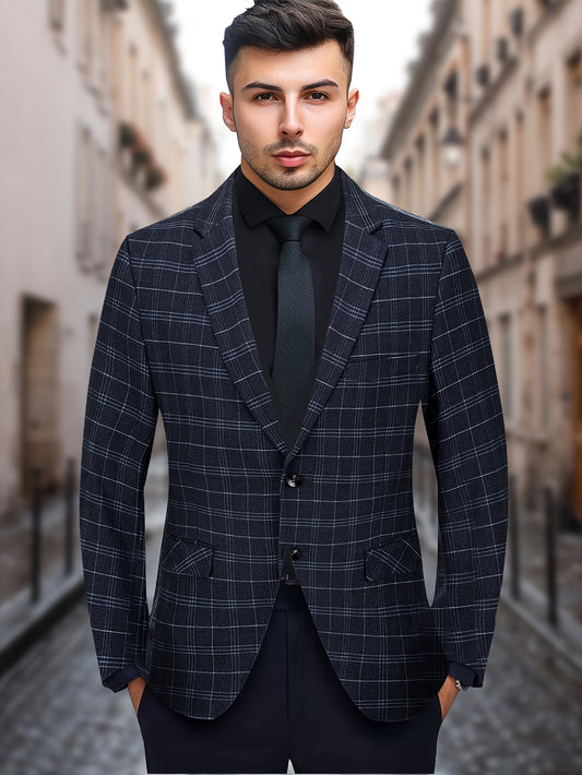 2025 Men's suit striped color, popular patterned suit set for performances, weddings, parties, dates, and celebrity outfits