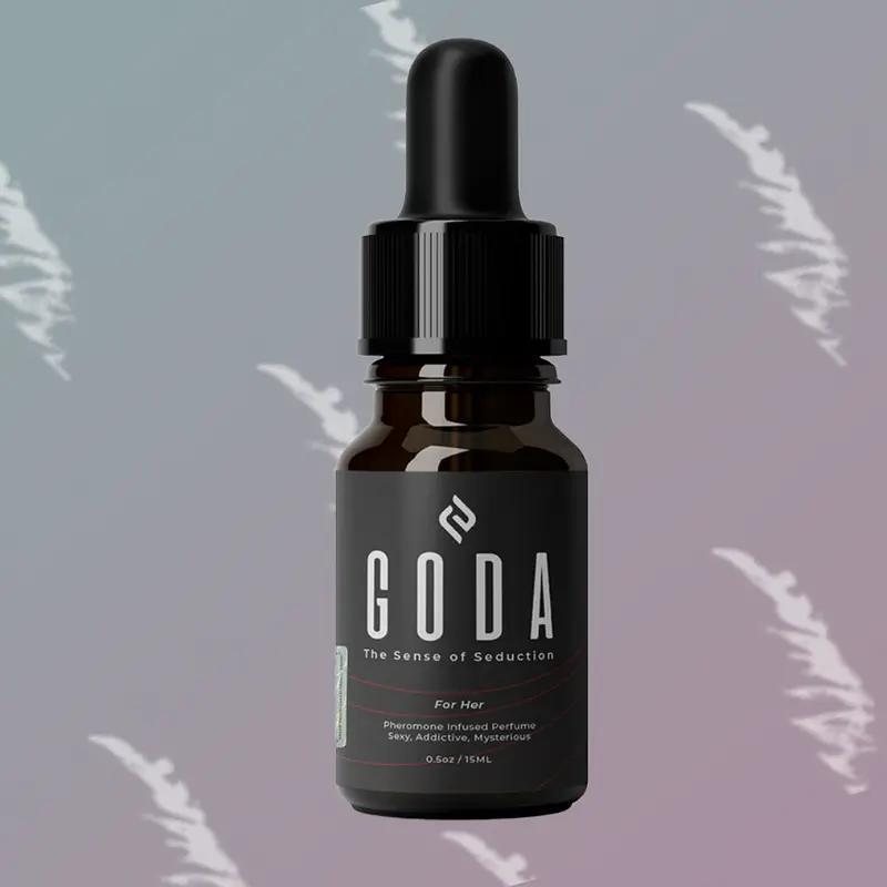 GODA Women'S Long-Lasting Floral Perfume Spray - Rose & Jasmine Scent, Sweet & Spicy Eau de Toilette, 15ml/0.5fl.oz Travel-Friendly Perfume with Perfume Oil Formula, Vegan & Ethically Made, Sensitive Light Beige Safe, Elegant