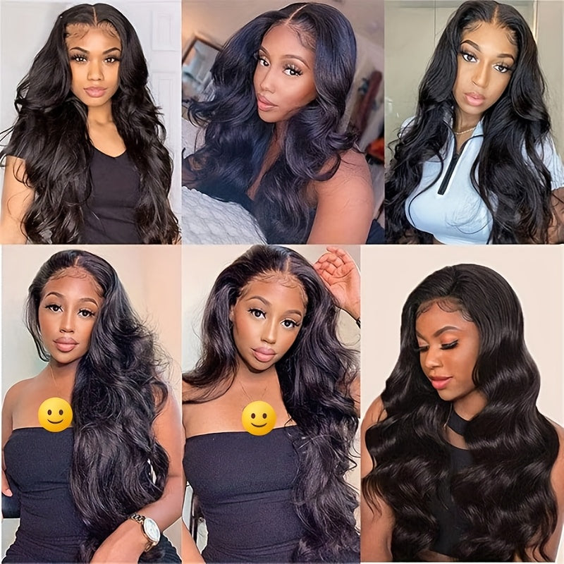 TIMOPOL Hd Clear Lace Front Wig Body Wave 13X4 Lace Front Wig 200% Density Human Hair Wig Pre-drawn