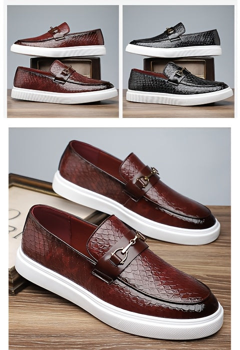 26053 Men's Business Casual Slip-On Shoes with Smooth Finish, Soft Insole, Perfect as a Gift