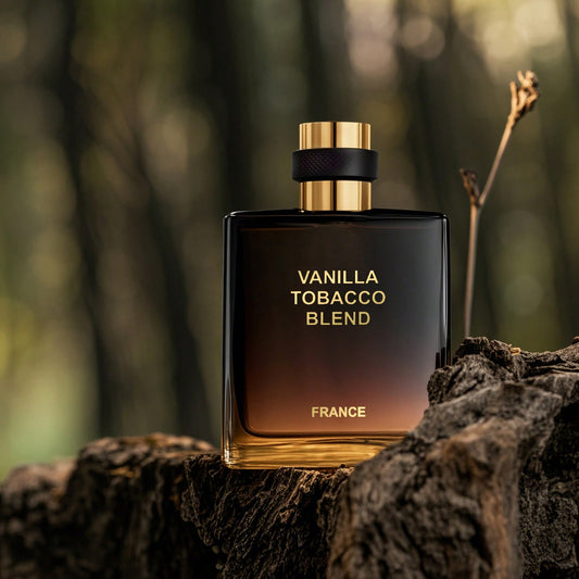 Men Cologne Vanilla Tobacco Blend For Men Eau De Parfum Spray - 3.4oz/100mL Long-Lasting Cologne With Oriental Spicy, Tobacco & Vanilla Notes, Includes 5ML Travel-Size Body Spray