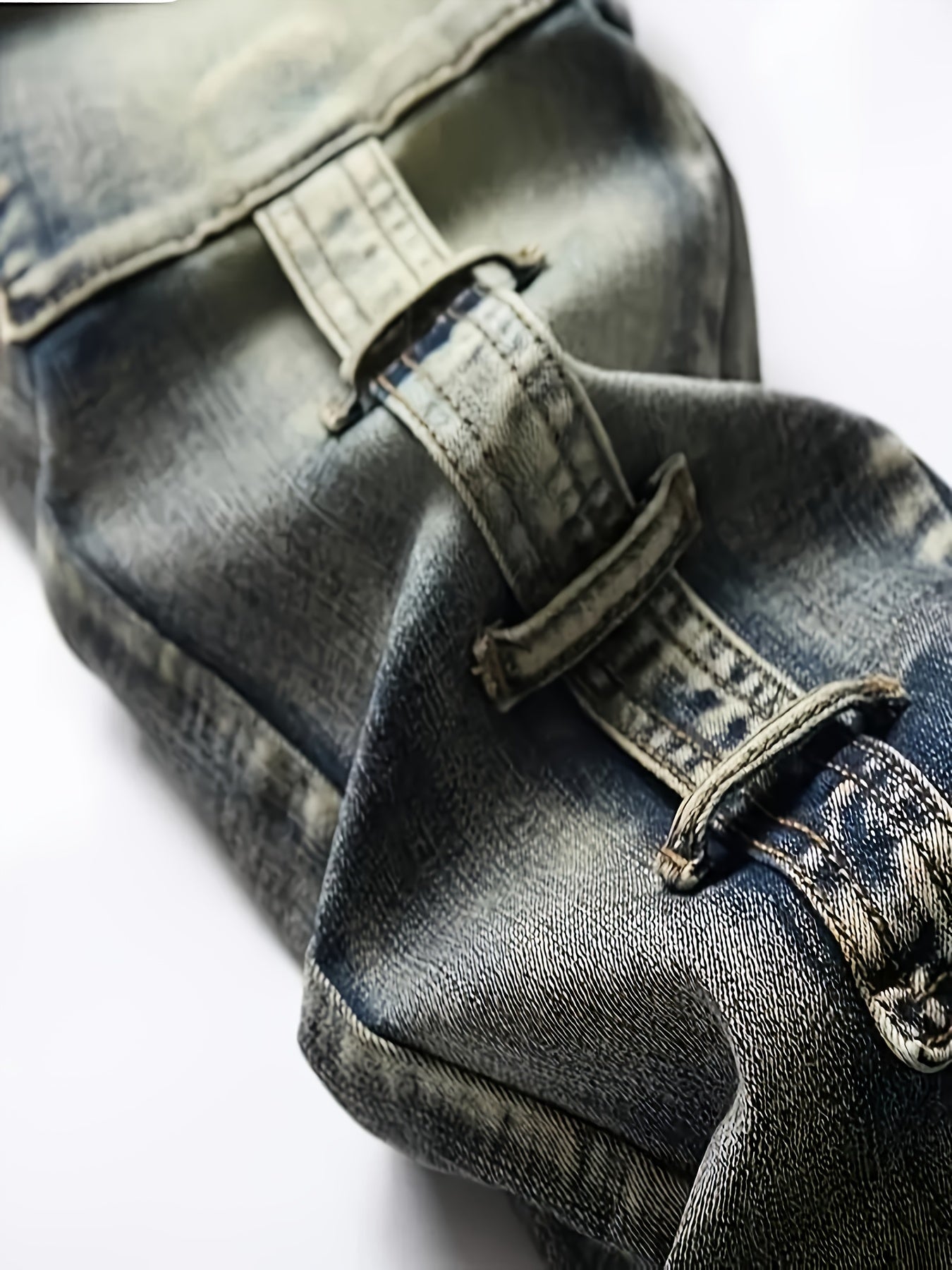 HME Men's Jeans - Mid-Waist Elastic Slim Straight Leg, Heavy-Duty Workwear Pants with Zipper Closure, Stretch Denim Trousers for Streetwear, Casual & Formal Outfits - All-Season Men's Pants, Versatile Clothing, Rugged Look, D