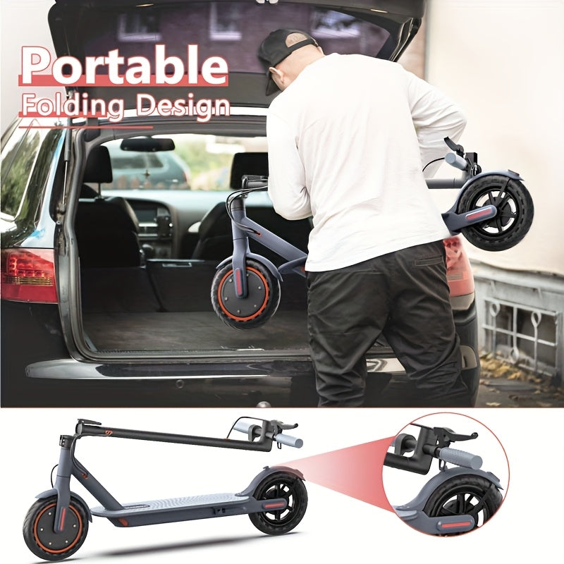 LADPED Electric Scooter LP80, 350W 36V, 8.5" Solid Tires, 19 Mile Range And 3 Modes, High Speed For Teens And Adults, Foldable And Height Adjustable, Designed For Beginners- Ideal For Travel, City Streets, Parks, Or Campus Pa