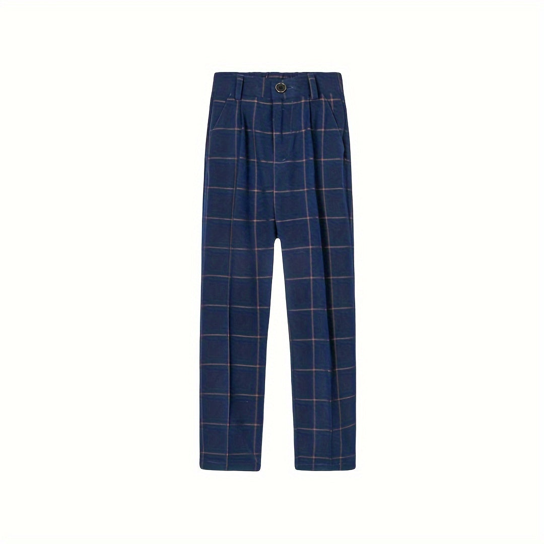 [Stripes | Casual] Stripes Pattern Boy's Suit Pants | Outdoor Casual Stylish Loose Fit Trousers | For All Seasons As Gift