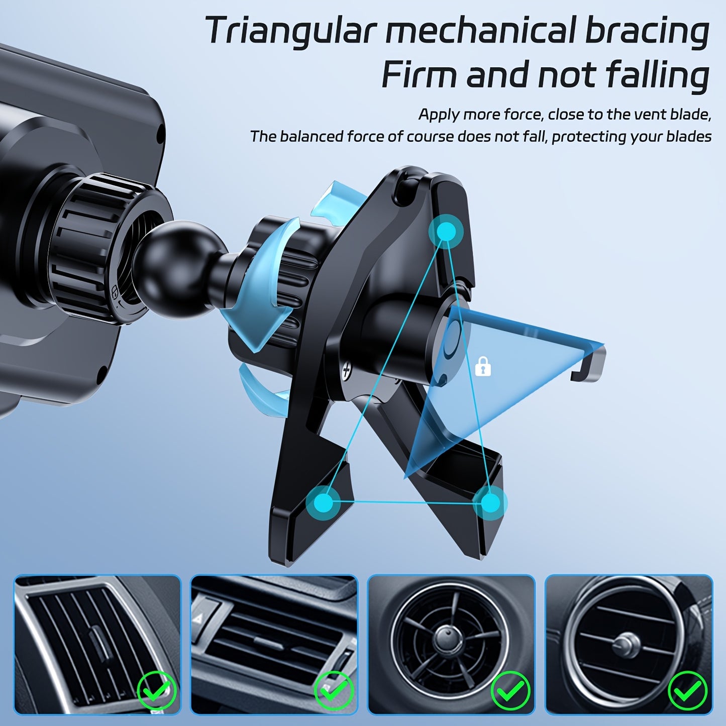 15W Wireless Car Charger Holder For Z Fold6 Fold5 Fold4 Fold3 Fold2 Fold Ultra 16/15/14/13/12 Pro Max 4.3-inch-6.9-inch Mobile Phone Automatic Clamping, Electric Horizontal And Vertical Screen Adjustment Angle, Fast Charger