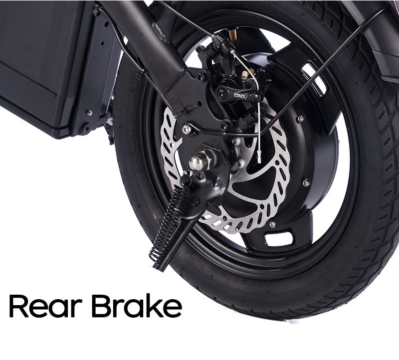 14 Inch Foldable Adult Electric Bicycle, Clearance Dealership, 500w Motor, Maximum Speed Of 20 MPH, 48V 10.4Ah Lithium Battery, 14 Inch Tires, Portable Folding Design, Outdoor Cycling Exercise, Urban Commuting Travel, Detacha