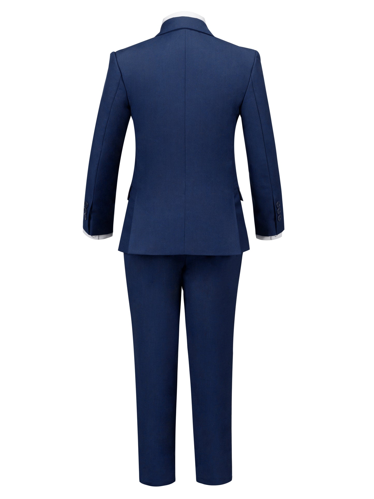 Boys Suit Two Piece Set Formal Banquet Graduation Evening Party Performance School Uniform Birthday Party Wedding Teens Dress for Boy Kids Tuxedo Jacket Blazer Pants Suit Size 2-16Y Back to School Season
