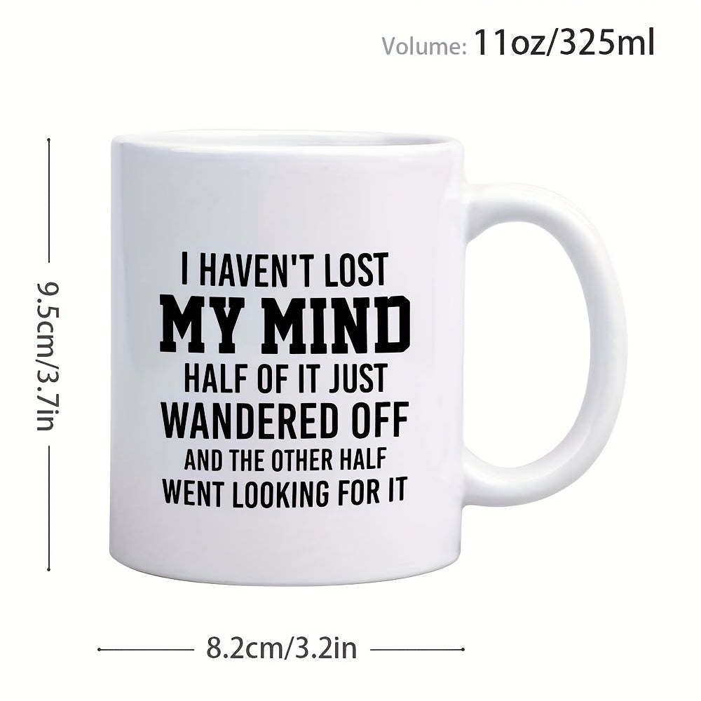 1pc 3A Grade, Funny Mug, 11 OZ, Novelty coffee cup, Coffee Bar Accessories, Inspirational quote text, Gifts for birthdays, Halloween, Father's Day, Mother's Day, Gift for friend sister, brother, dad, mom, Use At Home Party