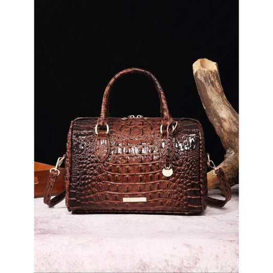 Gradient Crocodile Embossed Tote Bag, Fall Luxury Designer Crocodile Handbag, Vintage Ombre Lux Shoulder Bag for Gifts, 2024 Trendy Designer Work Tote Bag for Worker & Back To School, Fall Outfits, Fall Freshness