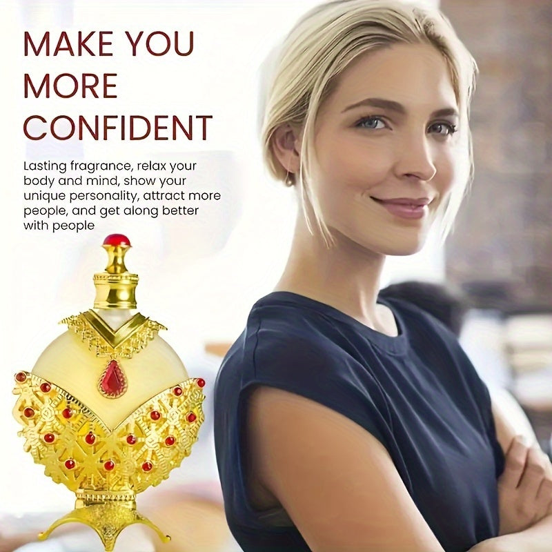 Long Lasting Classic Golden Arabian Concentrated Perfume Oil, A Seductive Arabic Perfume For Women