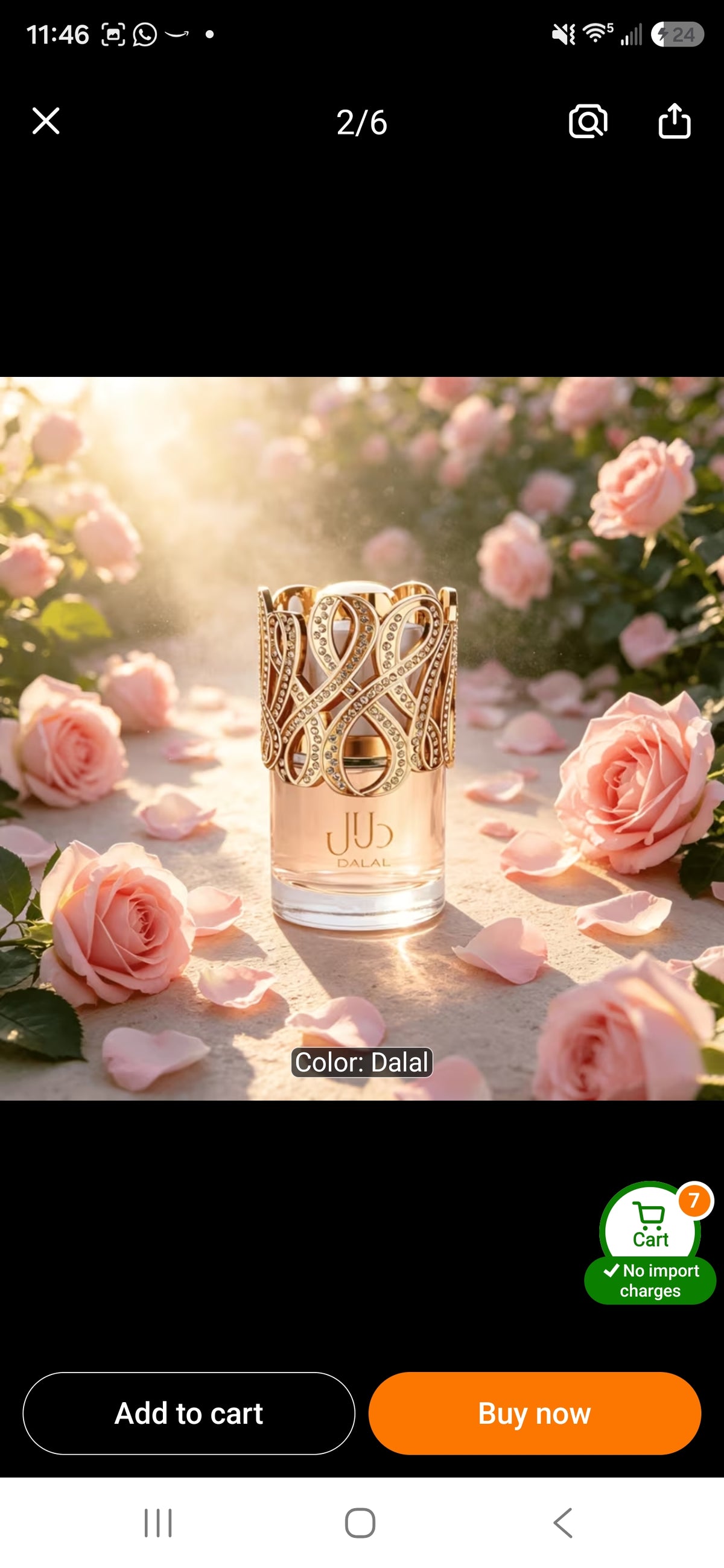 Lattafa Dalal Eau de Parfum – 100ml (3.4 oz) | Luxury Women's Fragrance