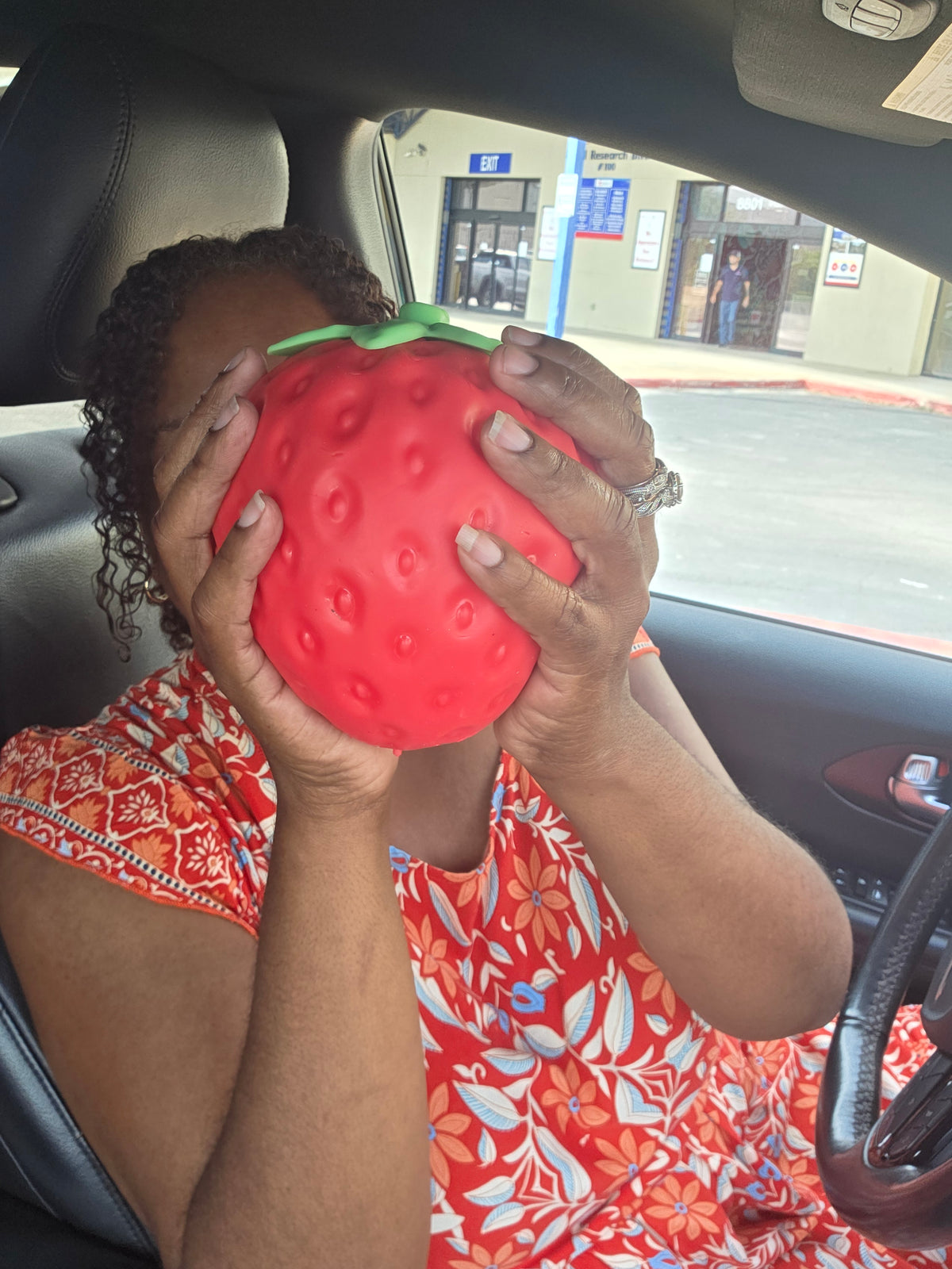 Giant Strawberry Squishy