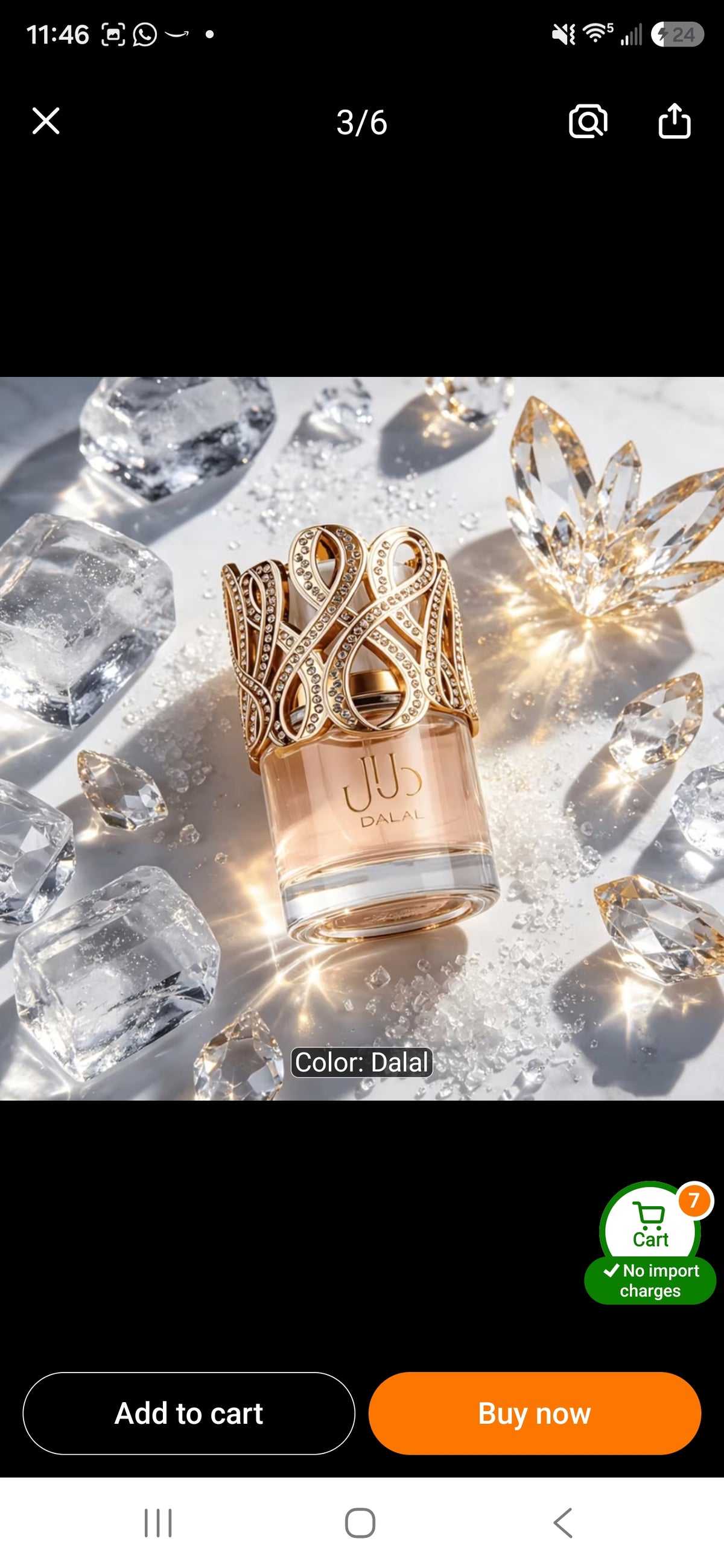 Lattafa Dalal Eau de Parfum – 100ml (3.4 oz) | Luxury Women's Fragrance